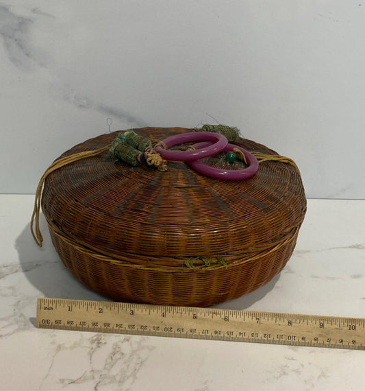 Antique Sewing Basket