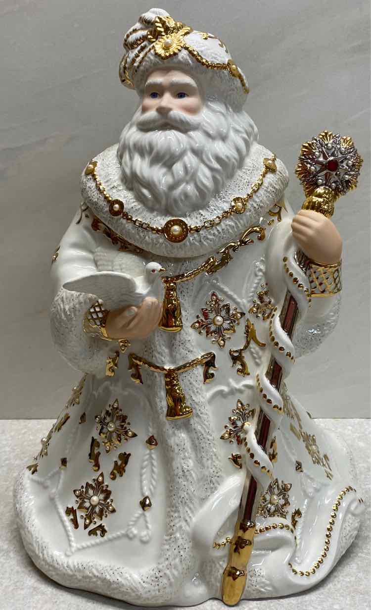 Lenox Jeweled Santa Claus Cookie Jar