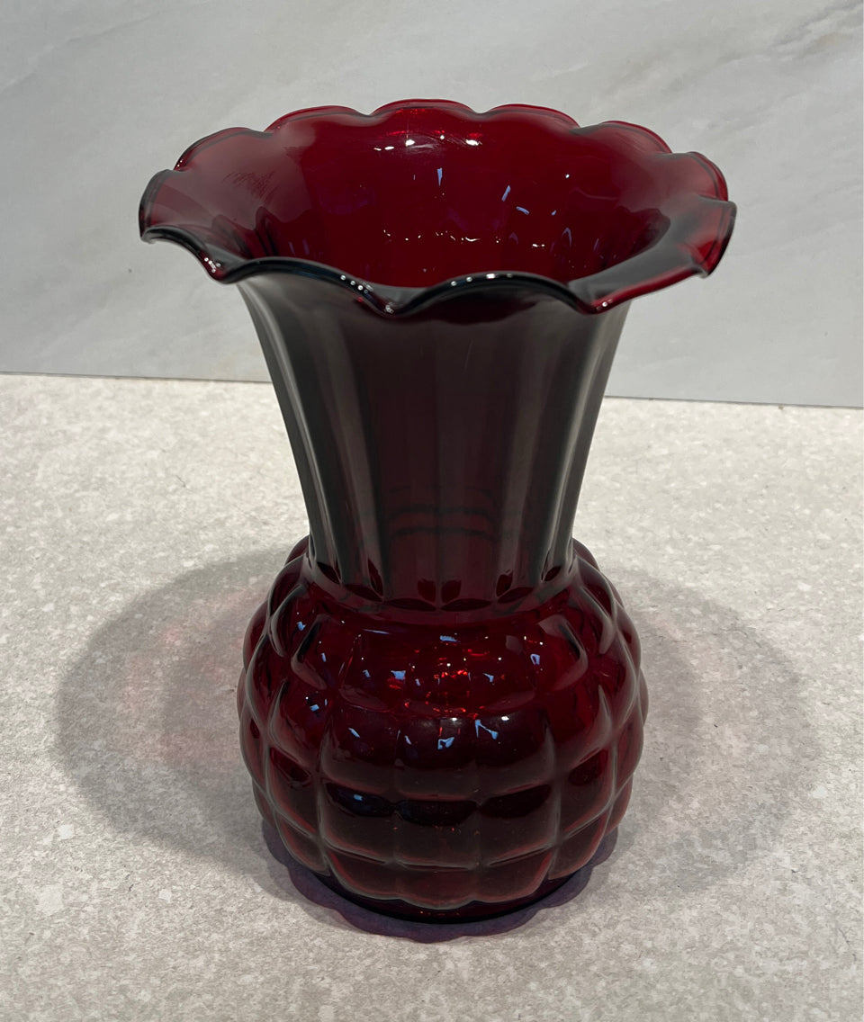 Red Vase