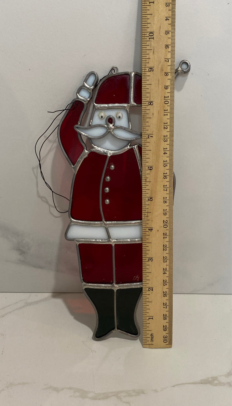 Santa Stain Glass
