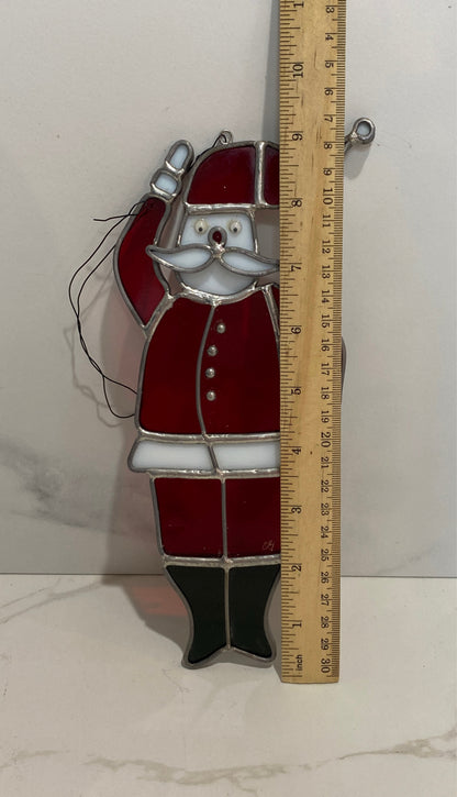 Santa Stain Glass