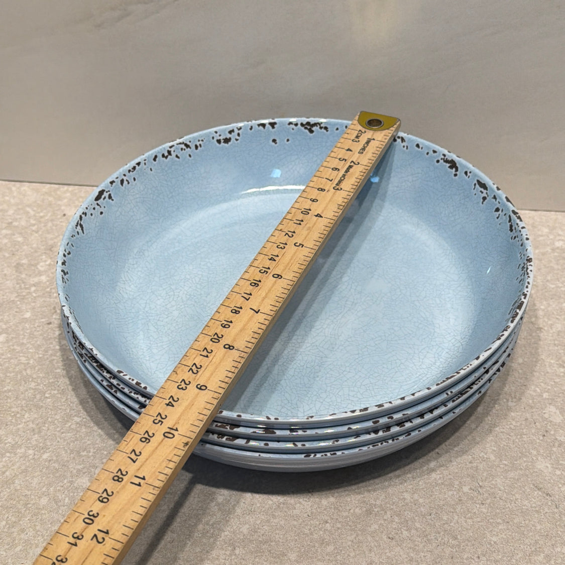 Set of 4 Melamine Bowls 9"