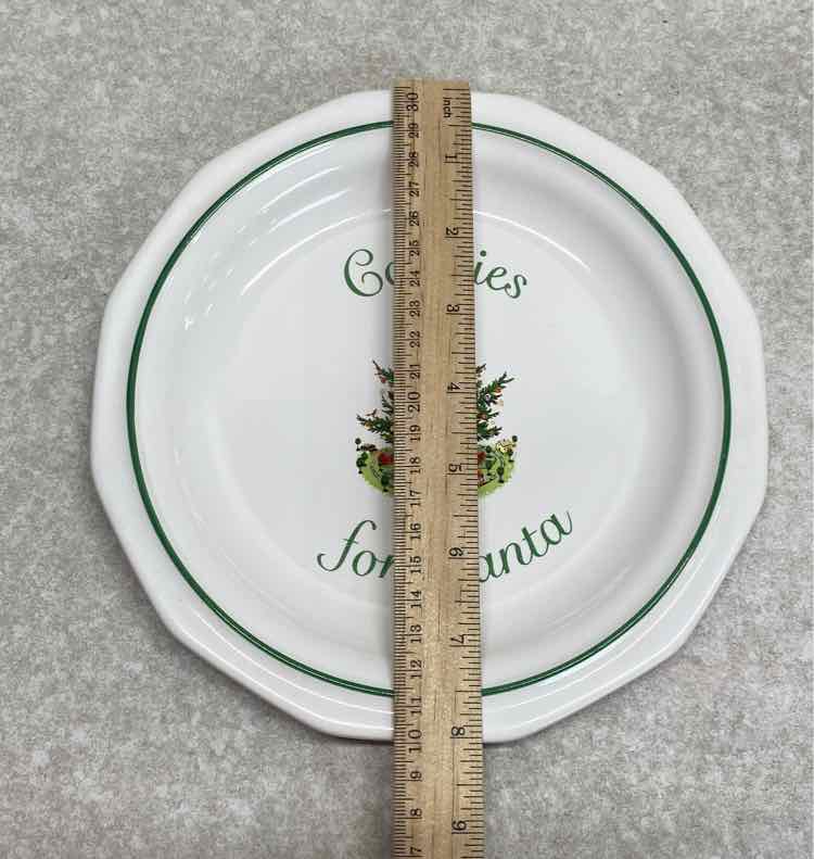 Cookies for Santa Plate