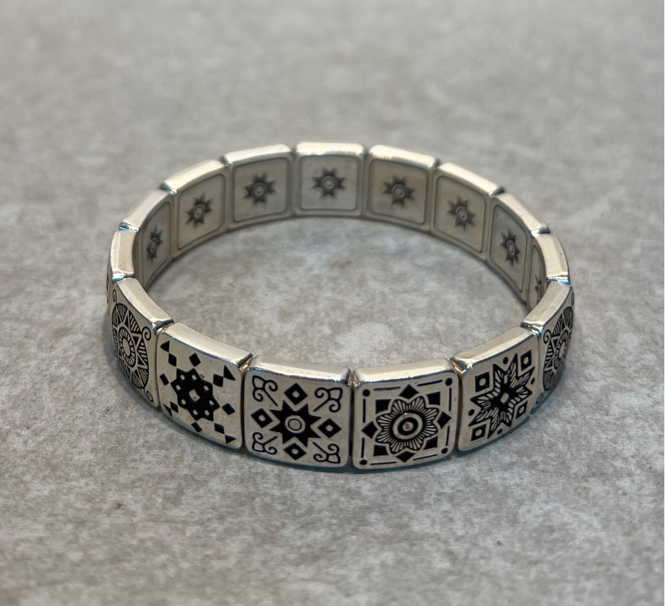 Brighton Mosaic Tile Stretch Bracelet