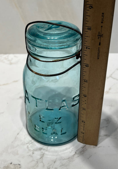 Blue Canning Jar