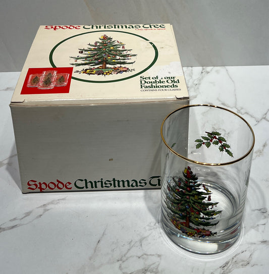 Set of 4 Spode Glasses