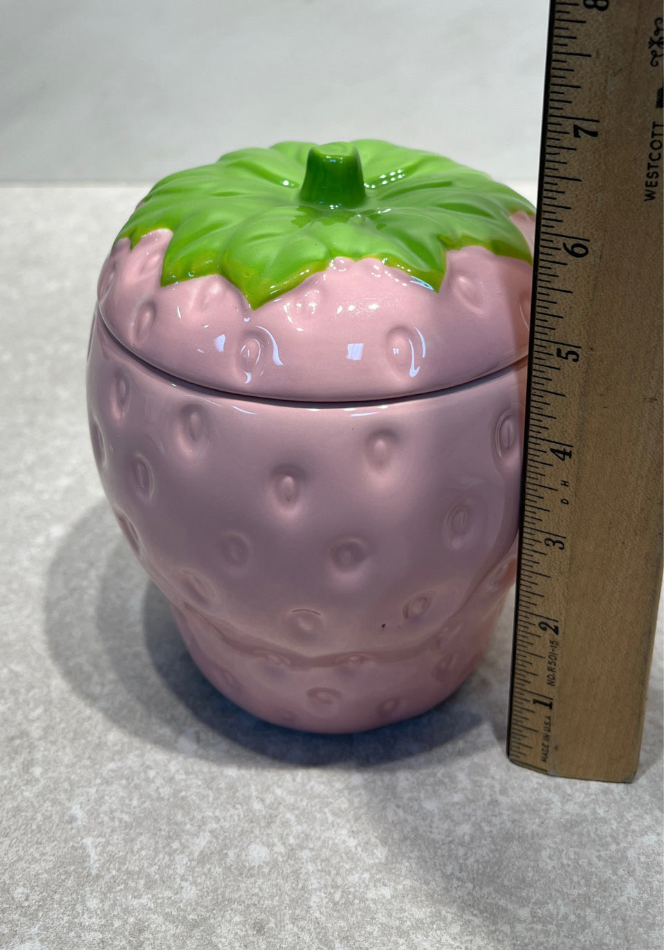 Covered Strawberry Jar