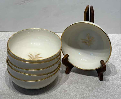 Set of 6 Lenox Wheat Bowls