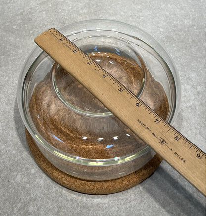 Creative Glass Covered Bowl