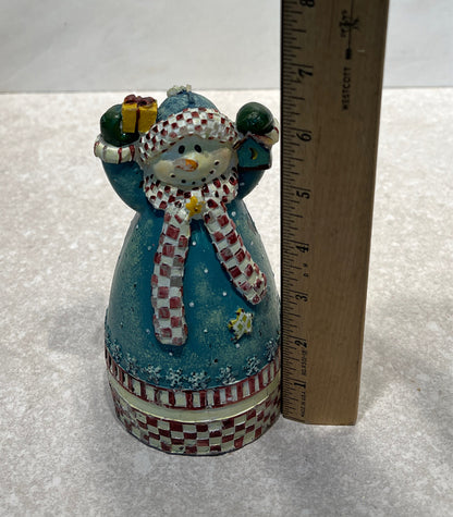 Snowman Candle