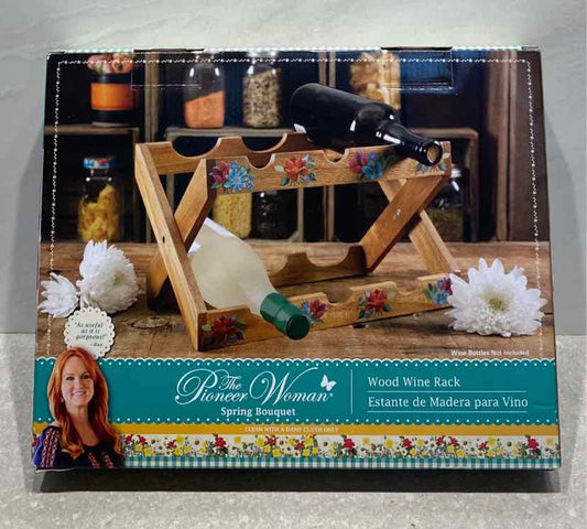 Pioneer Woman Wooden Wine Rack