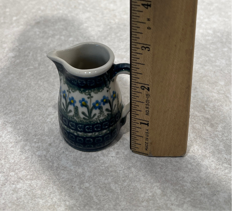 Polish Pottery Mini Pitcher