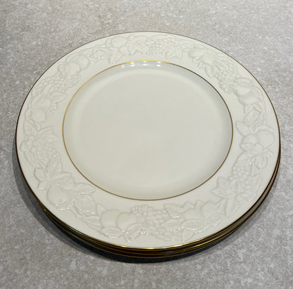 Set of 4 Lenox Fruit Of Life Dinner Plates