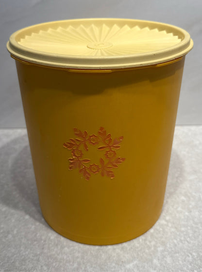 Covered Tupperware Canister