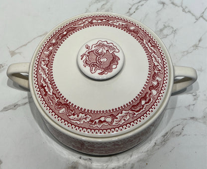 Memory Lane Covered Handled Bowl