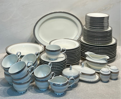 Mikasa Palatial Platinum Dinnerware Set