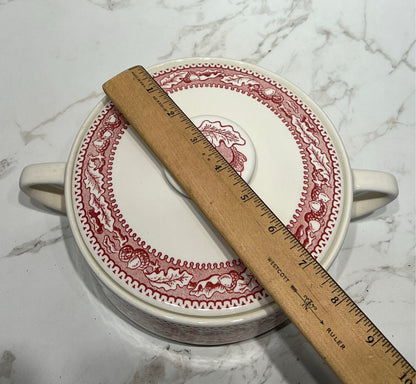 Memory Lane Covered Handled Bowl