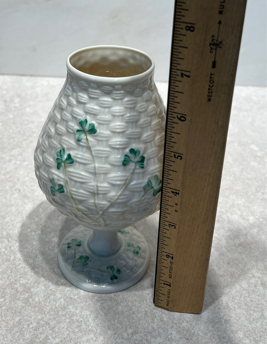Belleek 2-Piece Hurricane Lamp