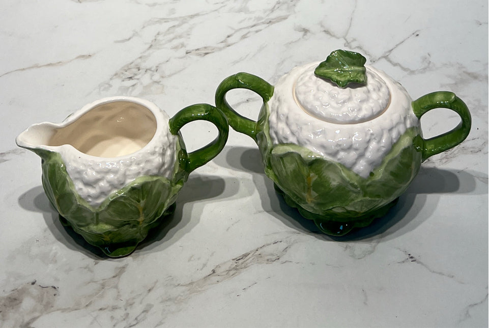 Fitz And Floyd Sugar And Creamer