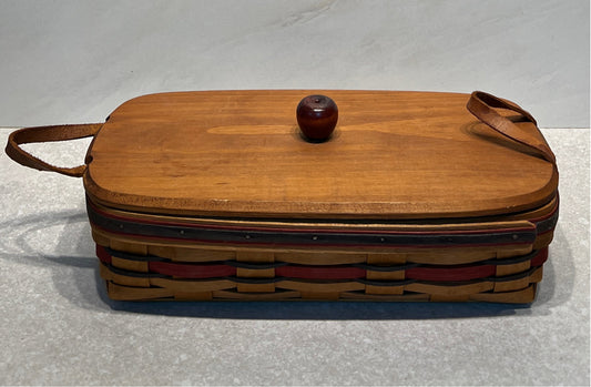 Covered Longaberger Basket