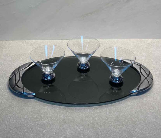 Lenox Tray with 3 Glasses