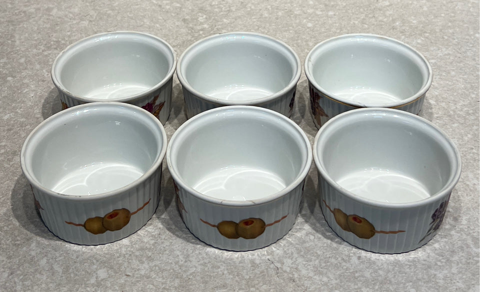 Set of 6 Royal Worcester Ramekins
