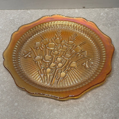 Carnival Glass Plate