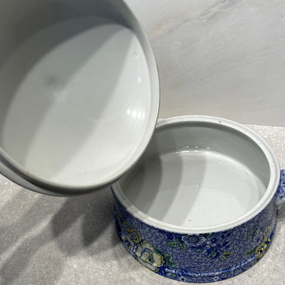 Spode Blue Chintz Covered Bowl