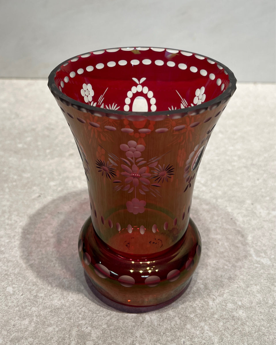 Red Vase