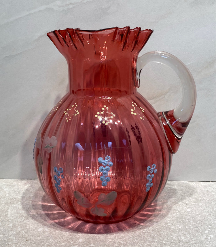 Cranberry Pitcher
