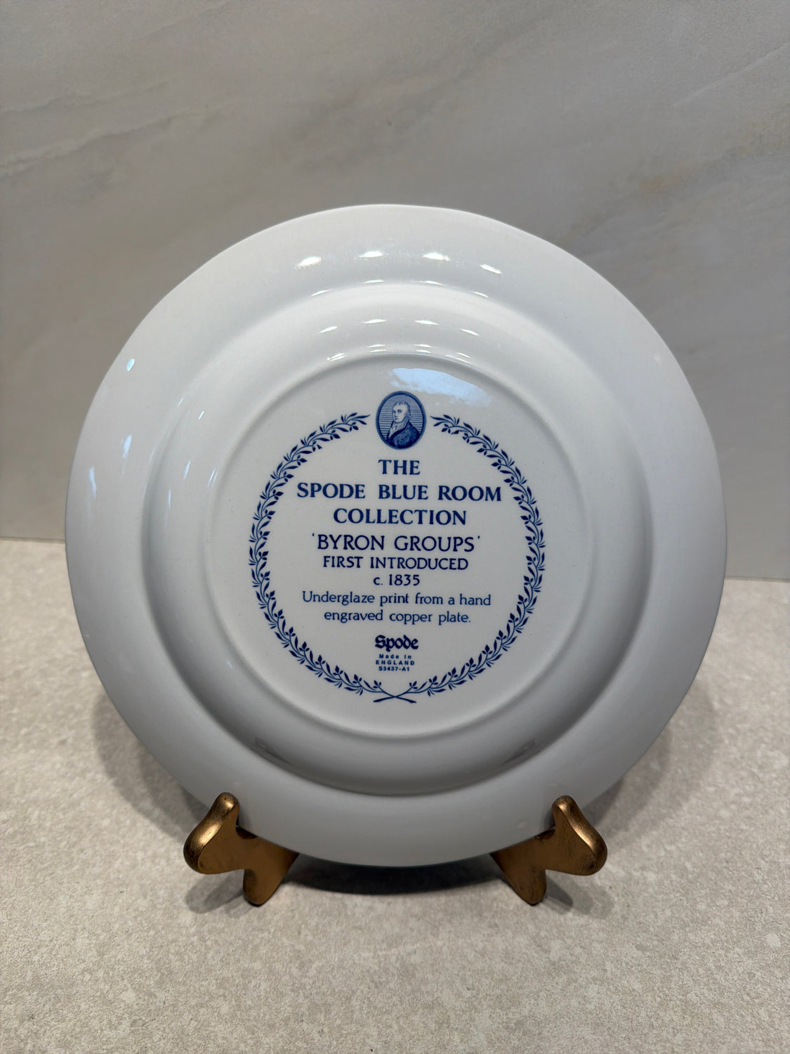 10" Spode Plate