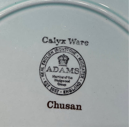 Set of 10 Adams Chusan Dinner Plates
