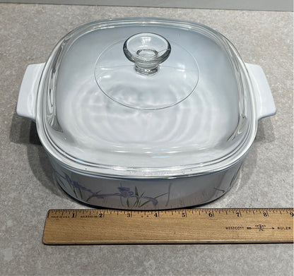 Covered Corning Ware Casserole