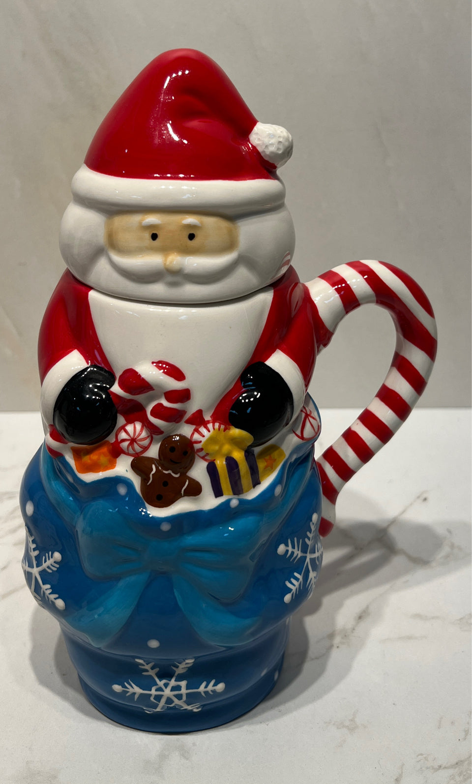 Temptations Santa Covered Mug