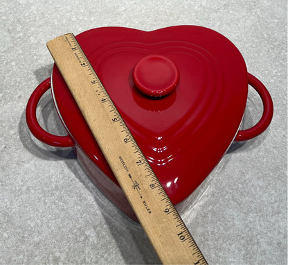 Red Covered Casserole