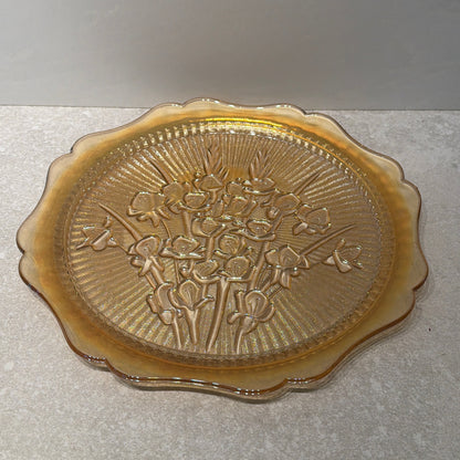Carnival Glass Plate