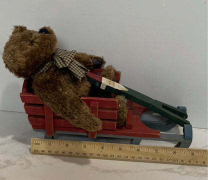 Sled with Bear