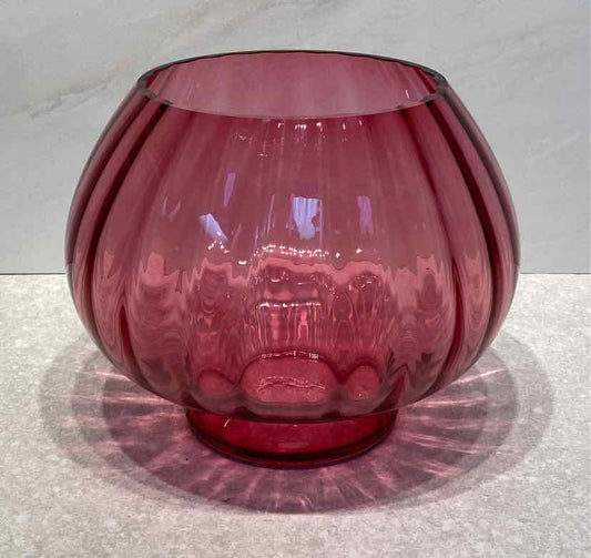 Cranberry Glass Vase