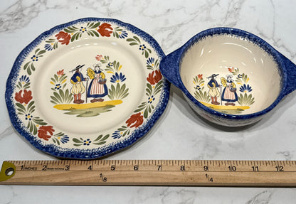 France Plate and Bowl