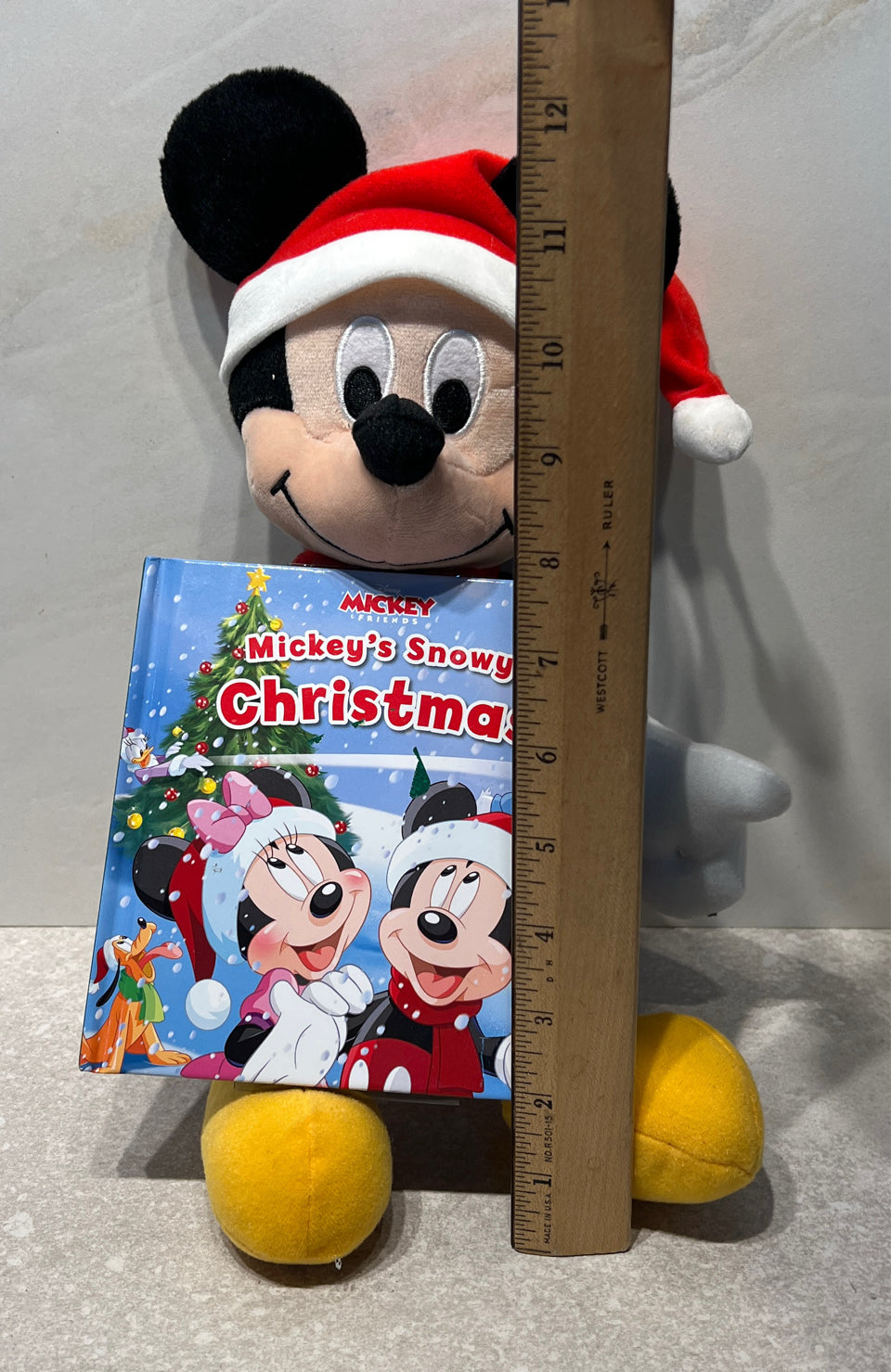 Mickey Plush With Book