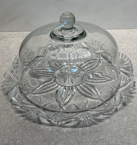 Covered Cake Plate