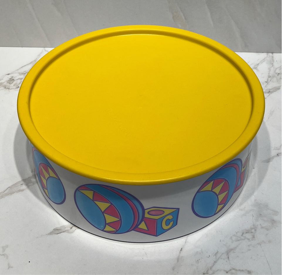 Covered Tupperware Bowl