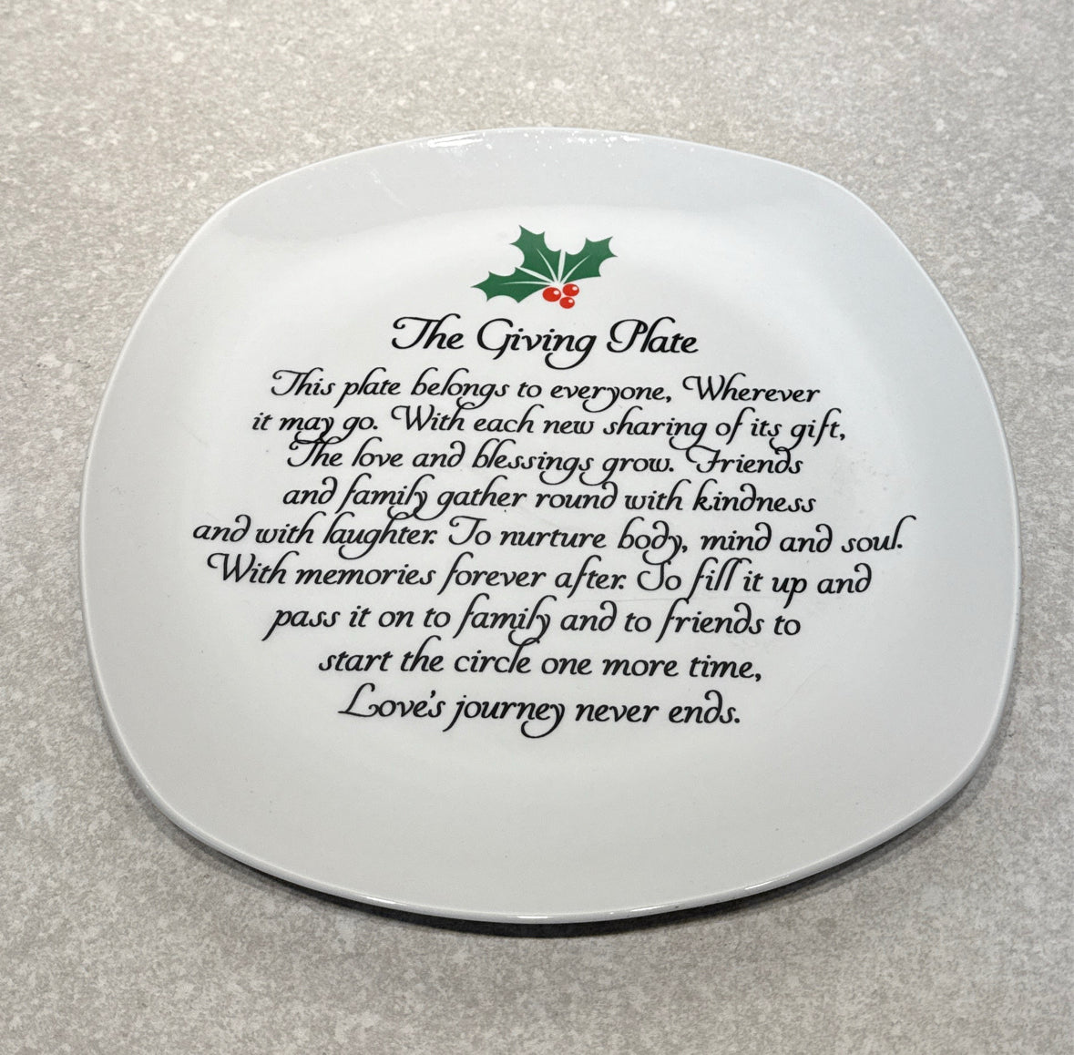 Giving Plate