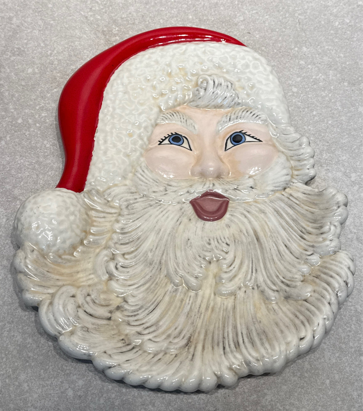 Vintage Santa Plate