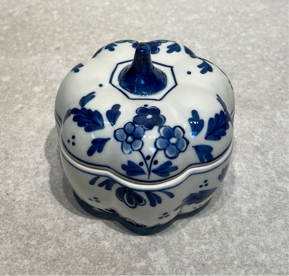 Covered Delft Jar