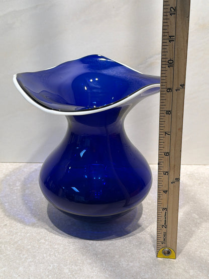 Vintage Cobalt Blue Vase