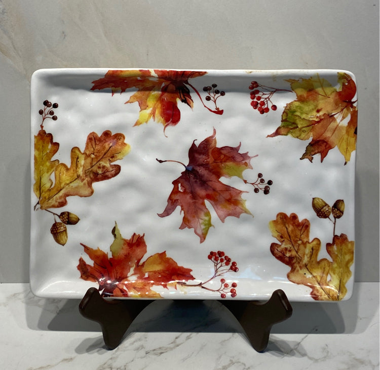 Fall Leaves Tray