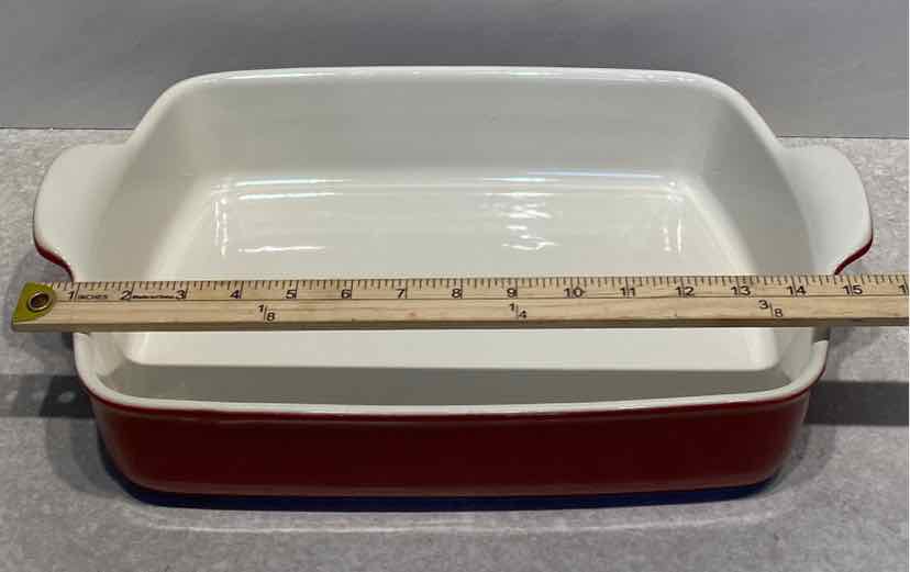 Emile Henry Large Red Casserole