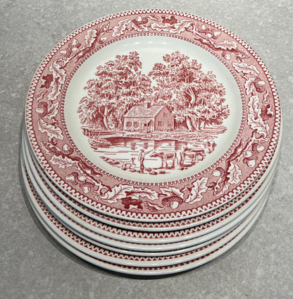 Set of 7 Memory Lane Plates