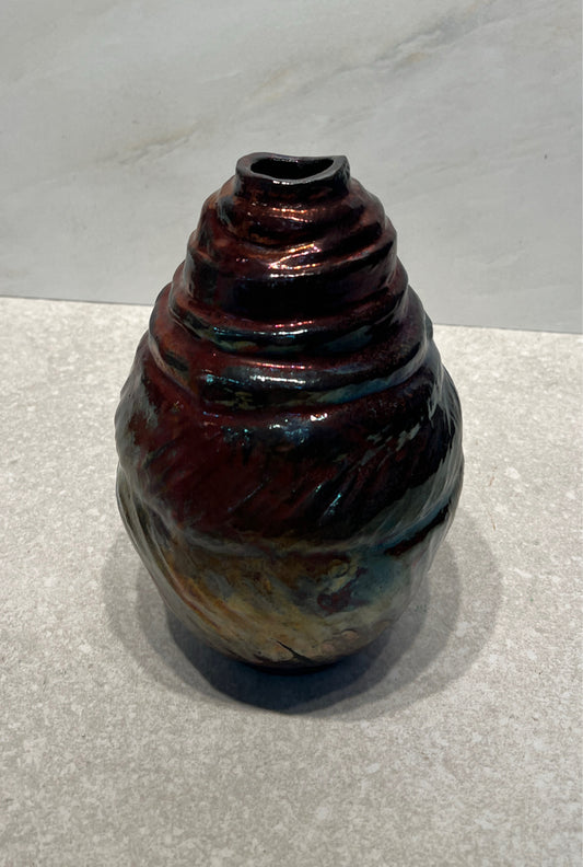 Signed Pottery Vase - as is